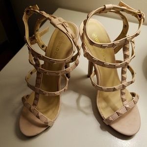 Lulus Studded Caged Sandals
